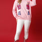 Pink Sequin Nutcracker Christmas Crew Neck Sweatshirt