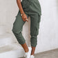 Pocket Design Cuffed Cargo Pants