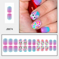 Bonbon Polka Dot Bunny Easter Fashion Square Nail Stickers