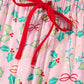 Multicolour Floral Christmas Pajamas Set