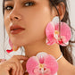 Bonbon Elegant Phalaenopsis Simulated Flower Earrings