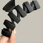 Black Plastic Resin Non-Slip Large Hair Claw