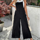 Spaghetti Strap Pocket Design Suspender Jumpsuit