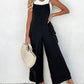 Spaghetti Strap Pocket Design Suspender Jumpsuit