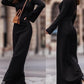 High Neck Bell Sleeve Maxi Dress