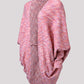 Colorful Waffle Knit Open Front Coat Batwing Long Sleeve Cardigan