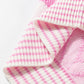 Pink Rhombus Pattern Knit Open Front Pocketed Cardigans