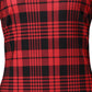 Plaid Long Sleeve Bodycon Dress