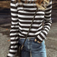 Black Stripe Slim Fit High Neck Knit Sweater