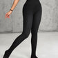 2 Piece 80g(no Fleece) High Waisted Tummy Control Elasticity Leggings Tight Pants