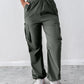 Drawstring Pocket Design Cargo Pants