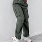 Drawstring Pocket Design Cargo Pants