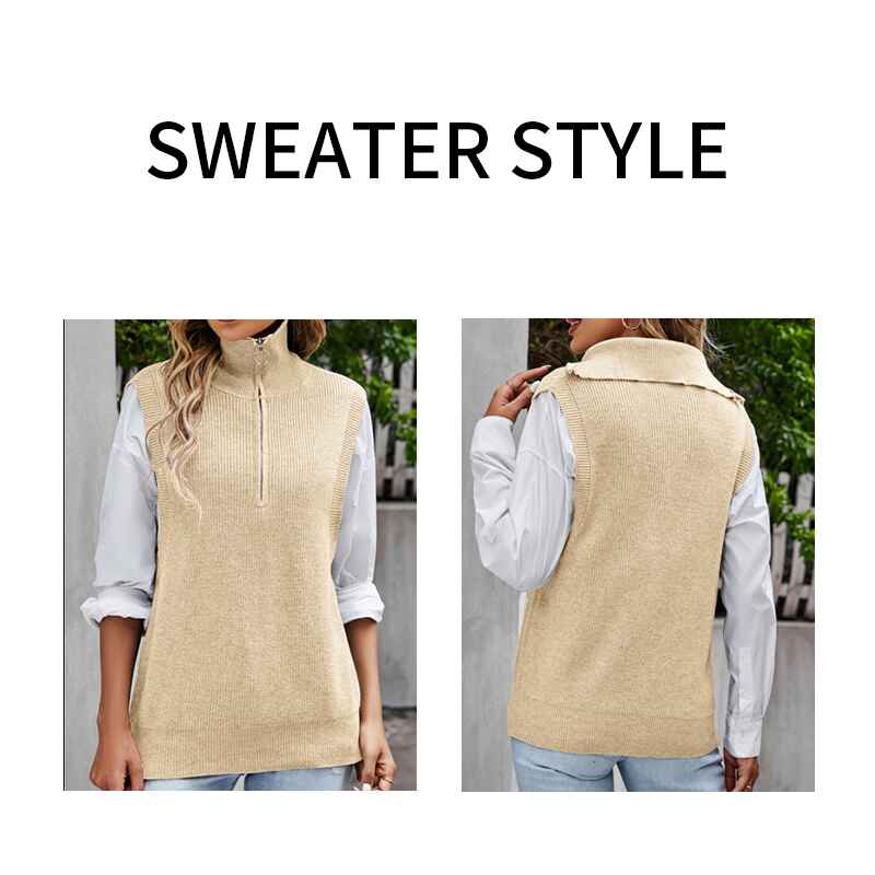 Beige-Womens-Sweater-Vest-Sleeveless-Oversized-V-Neck-Sweaters-Knitted-Vest-Pullover-Tank-Top-K585-Detail