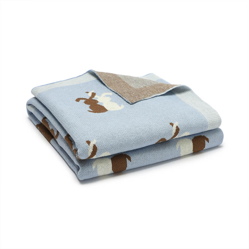 Blue-100_-Cotton-Baby-Blanket-Knit-Soft-Cozy-Swaddle-Receiving-Blankets-Toddler-Infant-Blanket-with-Lovely-Rabbit-A058