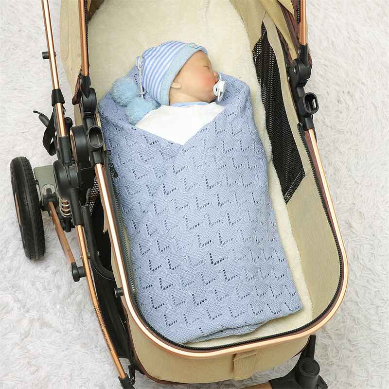 Blue-Baby-Blanket-for-Girls-and-Boys-Knit-Swaddling-Baby-Blanket-for-Newborns-Infants-Toddlers-A051-Scenes-3