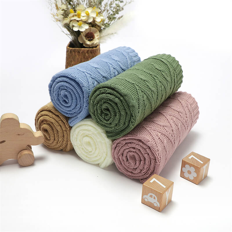 Five-Colors-Neutral-Baby-Cable-Knit-Blanket-Cable-Baby-Girl-Receiving-Blankets-Infant-Swaddle-Baby-Blanket-A048-Scenes-1