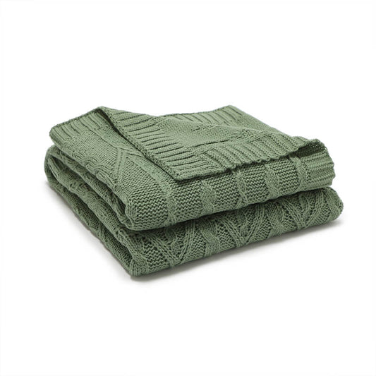 Green-Neutral-Baby-Cable-Knit-Blanket-Cable-Baby-Girl-Receiving-Blankets-Infant-Swaddle-Baby-Blanket-A048