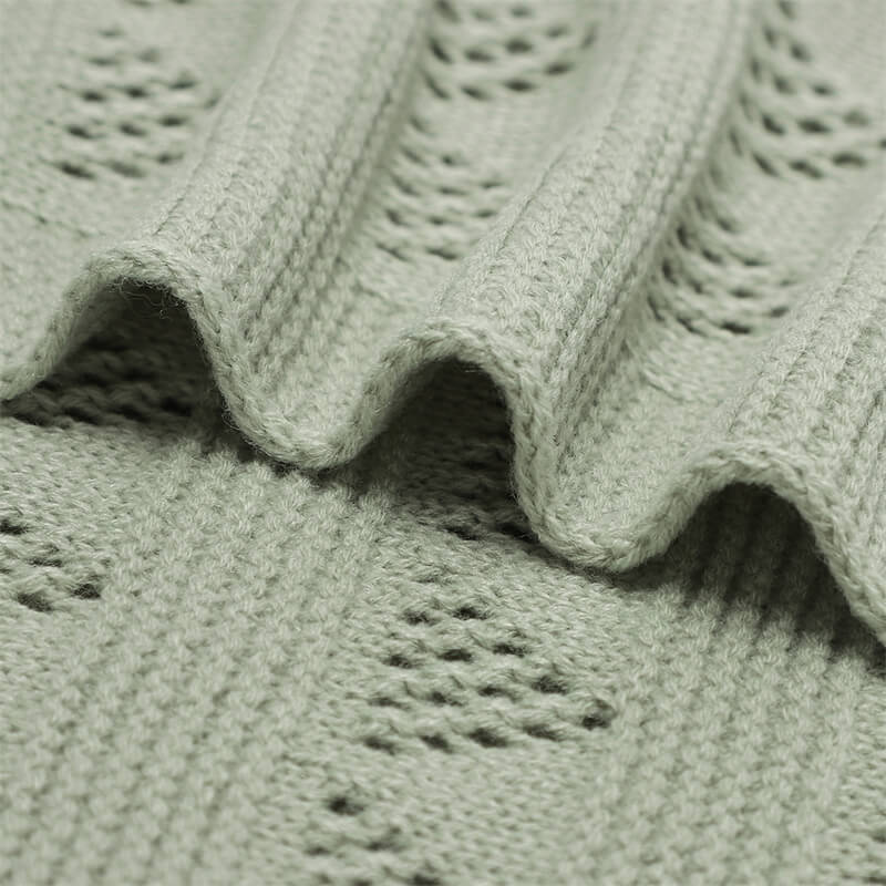 Light-Green-Knitted-Baby-Blanket-Crochet-Knit-Cellular-Breathable-Soft-Baby-Blankets-for-Toddler-Newborn-Boy-Girls-A040-Detail-1