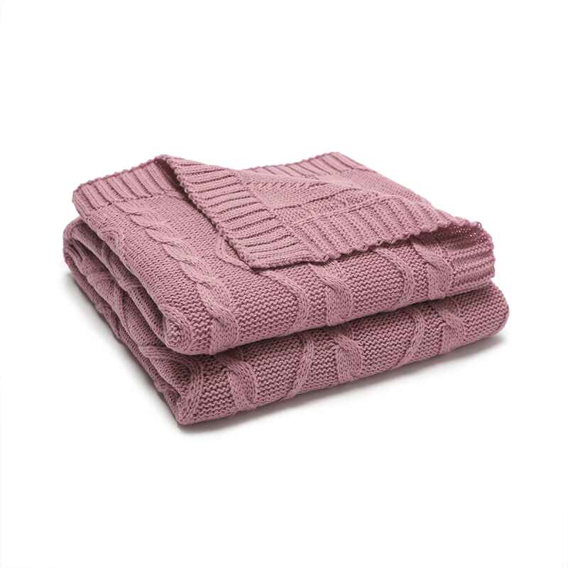 Pink-Cable-Knit-Toddler-Blanket-Super-Soft-Warm-Breathable-Baby-Blanket-for-Crib-Stroller-Nursery-Travel-Newborn-A049