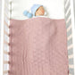 Pink-Organic-Cotton-Knit-Soft-Warm-Cozy-Unisex-Receiving-Swaddler-Cuddle-Stroller-Crib-Quilt-Blanket-A037-Scenes-1