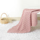 Pink-Organic-Cotton-Knit-Soft-Warm-Cozy-Unisex-Receiving-Swaddler-Cuddle-Stroller-Crib-Quilt-Blanket-A037-Scenes-4