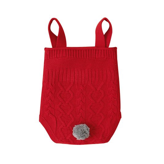 Red-Baby-Girl-Baby-Boy-Easter-Bunny-Tail-Jumpsuit-Sleeveless-Knit-Jumpsuit-Jumpsuit-A004-Back