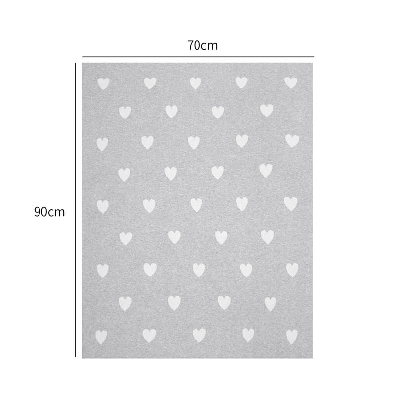 Size-Grey-Baby-Blanket-Cotton-Knit-Soft-Cozy-Newborn-Boy-Girls-Swaddle-Receiving-Blanket-Hearts-Knitted-Blanket-A042