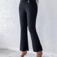 Pocket Design Slim Fit High Waist Pants