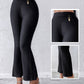 Pocket Design Slim Fit High Waist Pants