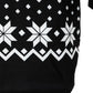 Christmas Snowflake Elk Print Crewneck Bodycon Dress Slim Fit Long Sleeve Mini Dress