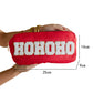 Fiery Red HOHOHO Chenille Glitter Zipper Large Makeup Bag