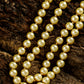 Gold Faux Pearl Beaded Layered Necklace