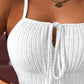 Tied Detail Ribbed Cami Top