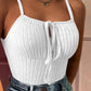 Tied Detail Ribbed Cami Top