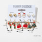 Racing Red 6 Pairs/Set Cartoon Christmas Theme Alloy Earring Set