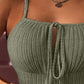 Tied Detail Ribbed Cami Top