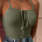 Tied Detail Ribbed Cami Top