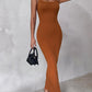 ChicMe ShapeSculpt Basic Lounge Slip U Neck Long Dress Elegant Sleeveless Ribbed Bodycon Maxi Dresses