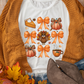 White Turkey Coquette Bow Pumpkin Thanksgiving T-Shirt