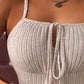 Tied Detail Ribbed Cami Top