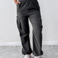 Drawstring Pocket Design Cargo Pants