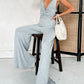 Plunge Twisted Sleeveless Jumpsuit