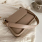 Parchment PU Leather Flap Square Shoulder Bag