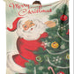 Blackish Green Santa Claus Christmas Slogan Print Soft Blanket 125*150cm