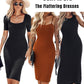 BUILT IN SHAPEWEAR Spaghetti Strap Tummy Control Slip Dress