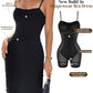 BUILT IN SHAPEWEAR Spaghetti Strap Tummy Control Slip Dress