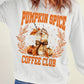 Beige PUMPKIN SPICE COFFEE CLUB Graphic Sweatshirt