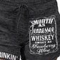 Smooth As Tennessee Whiskey Sweet As Strawberry Wine Letter Print Drawstring Shorts