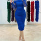 Off Shoulder Sheer Mesh Bodycon Dress Long Sleeve Ruched Midi Party Dress