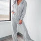 Hooded Kangaroo Pocket Design Stretchy Waist Cuffed Jumpsuit